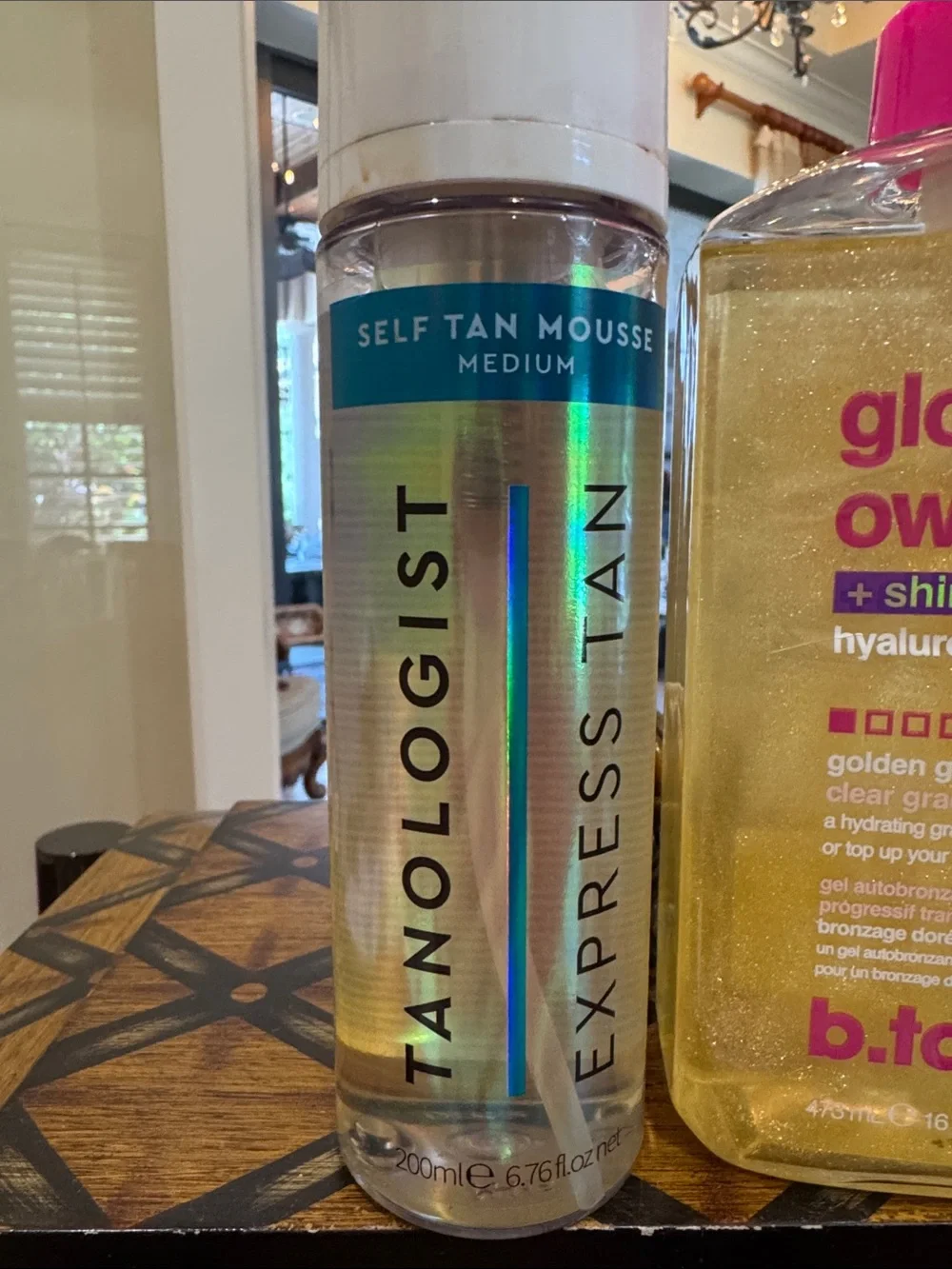 b.tan Glow Your Own Way Shimmer Gel & Tanologist Medium Mousse